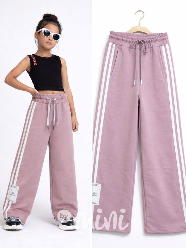 Růžové streetwear lounge tepláky