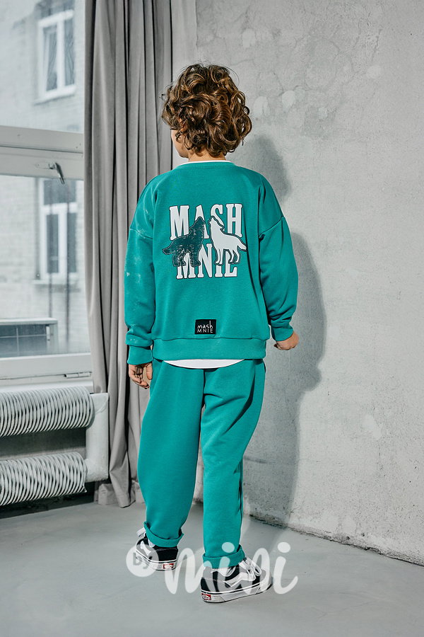 Mash Mnie baggy tepláky WOLF emerald