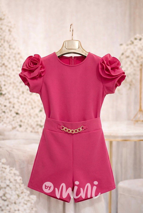 Fancy overal malinový