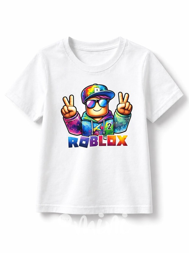 Roblox triko PEACE bílé