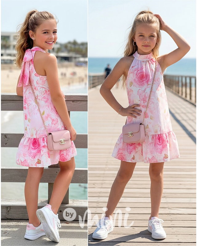 Mini chic šaty Roses