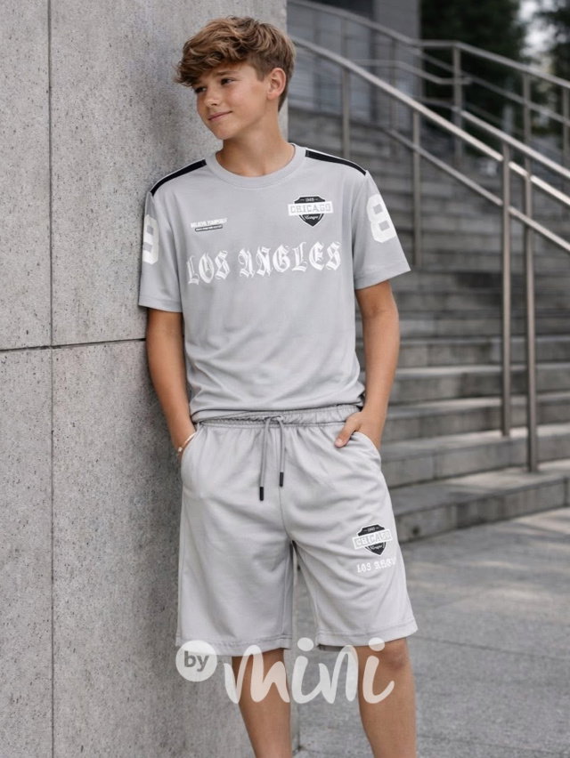 Chicago sporty set grey