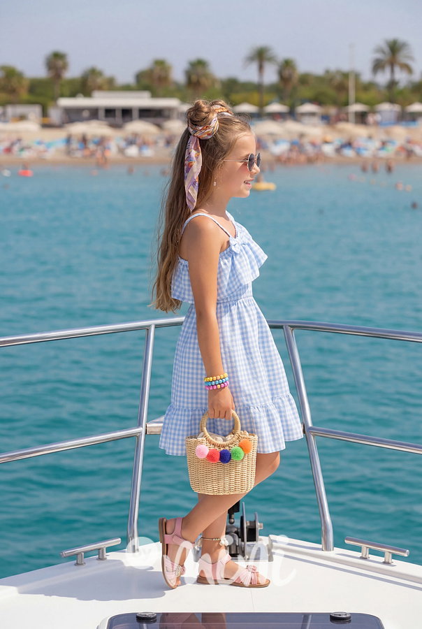 Blue marina letní šaty