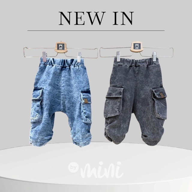 Jeans letní baggy kapsáče