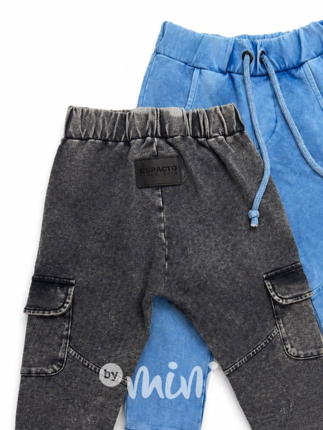 Despacito cargo tepláky acid wash dark