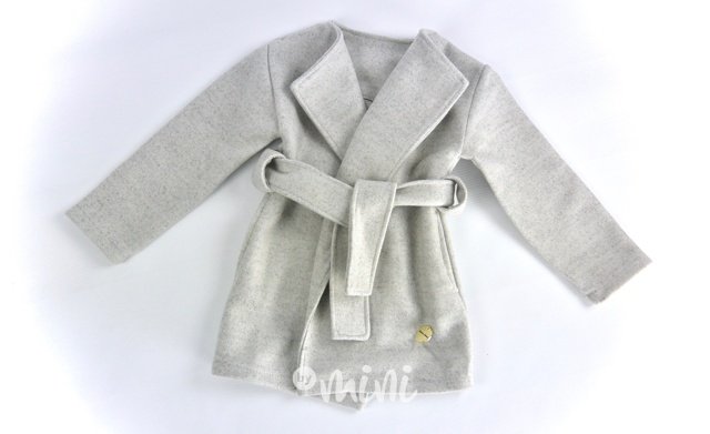 Jarní flaušový kabátek grey