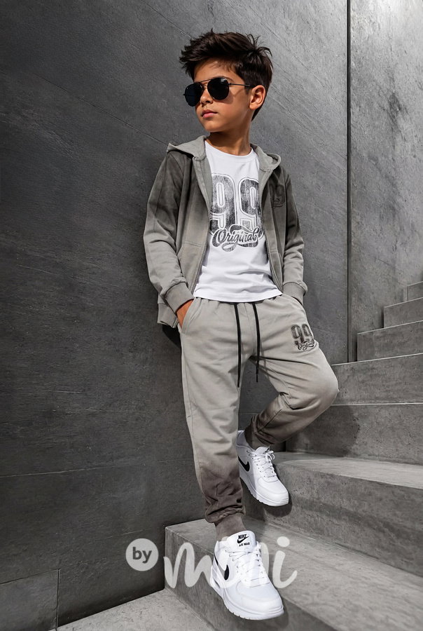 3-dílný ombre set grey