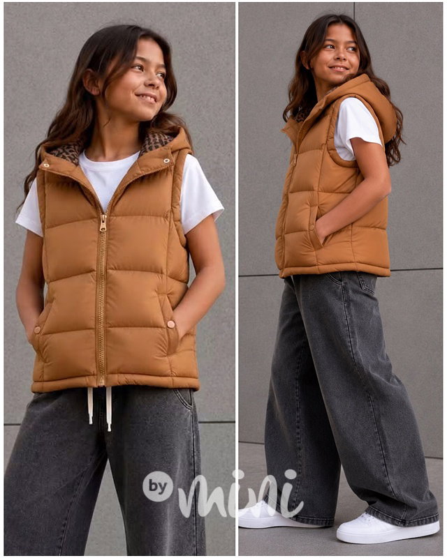 Podzimní vesta Caramel