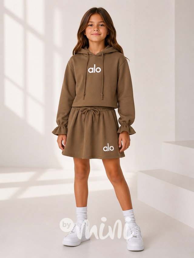 ALO mikina + sukně beige