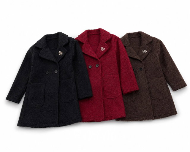 Alpaka kabátek MIU burgundy