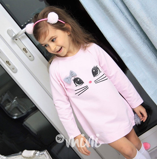 Pink rabbit tunika