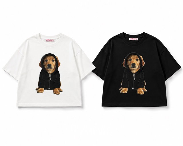 Street puppy oversize triko s 3D kapucí na zip black