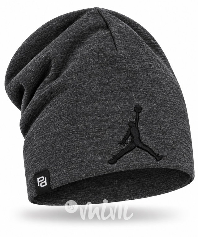 Čepice Jordan tmavě šedá