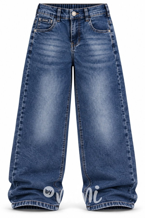 Blue soft baggy jeans