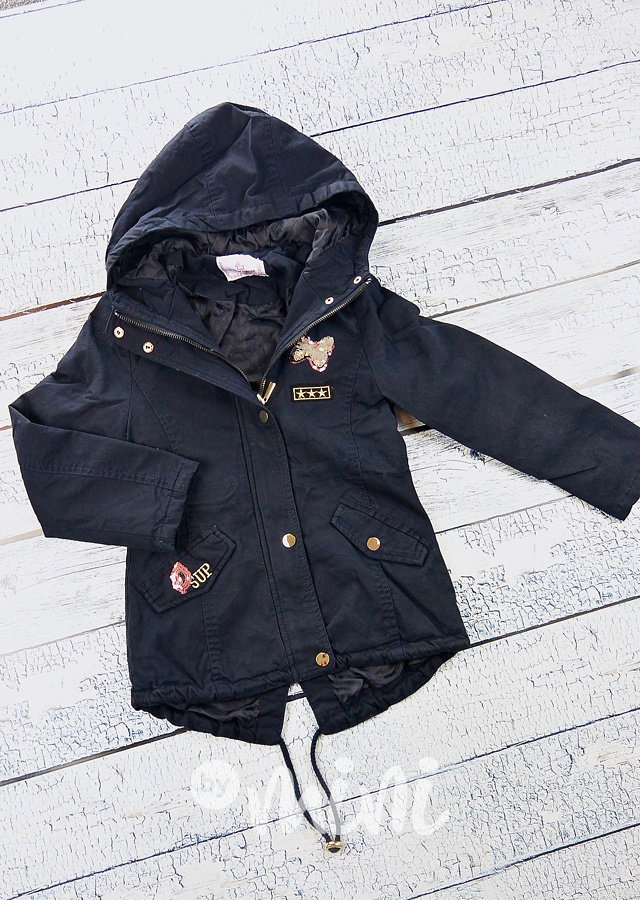 Marine blue jarní parka