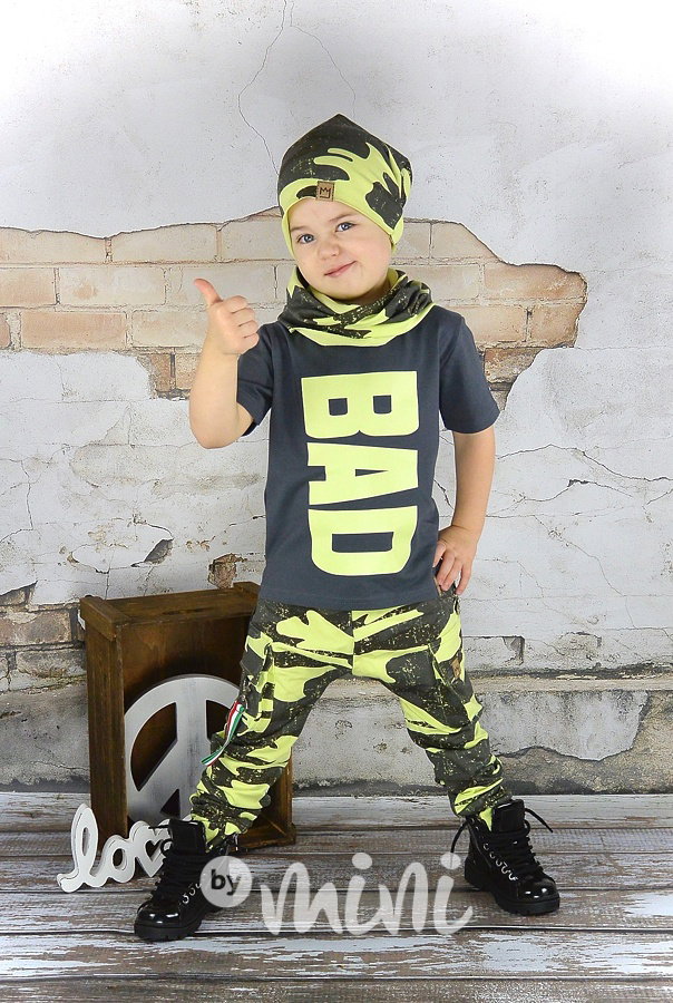 BAD grey/neon triko