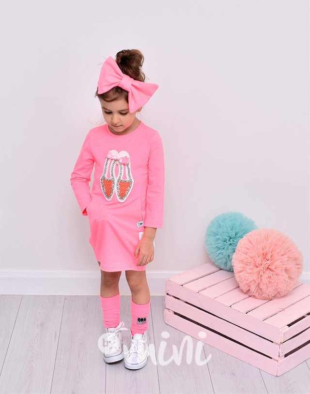 Neon pink tunika balerina