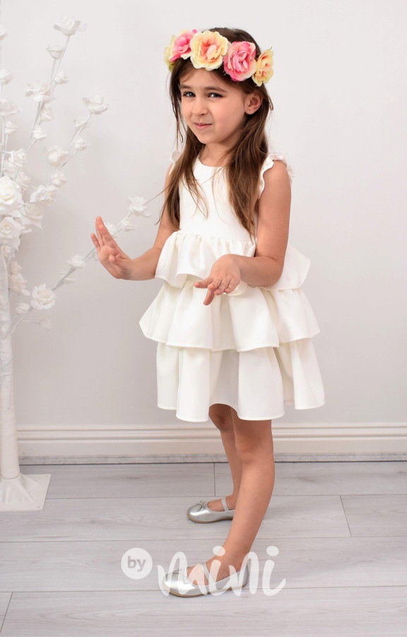 Šatičky pro družičky #Luxury dress "Heart cream"