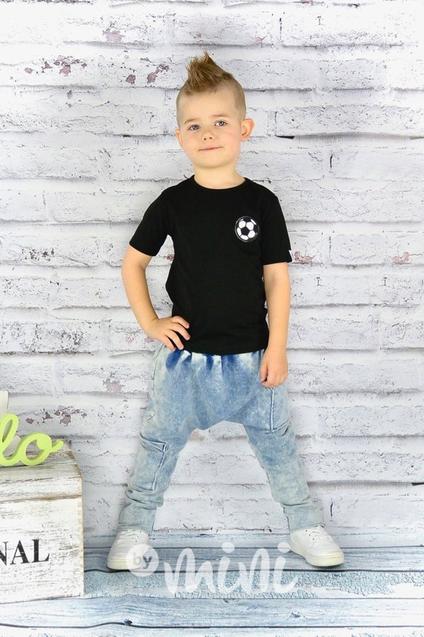 Jeans baggy tepláčky 2 kapsy