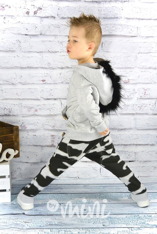 NEW grey army tepláčky