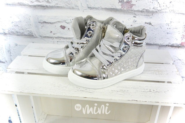 Silver sneakers