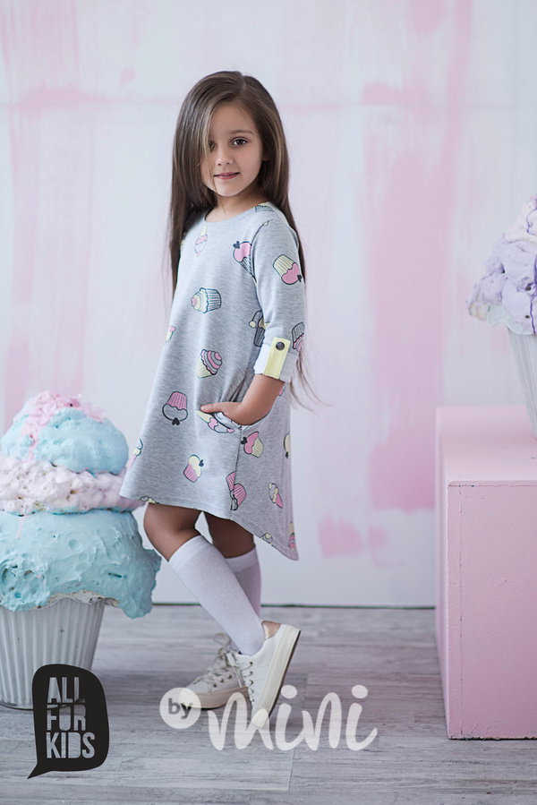 Ice cream long dress