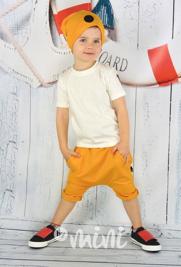 Baggy kraťasy mustard