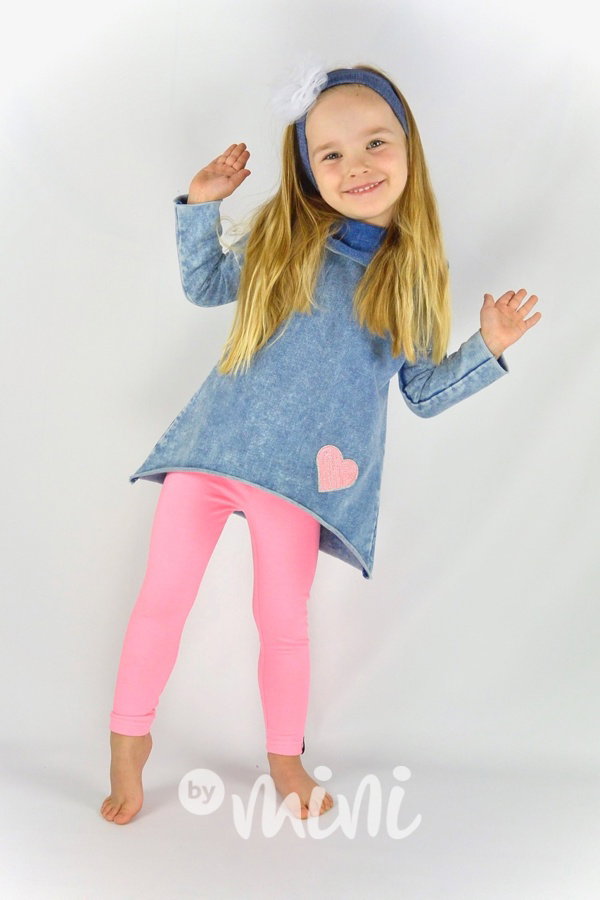 Atypická jeans mikina