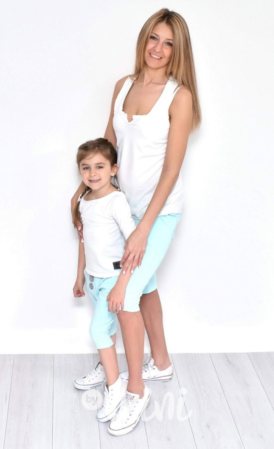 Summer baby blue baggy shorts