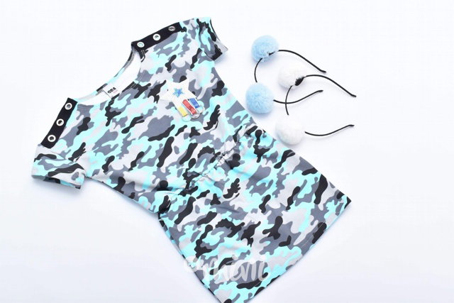 Summer mint army dress