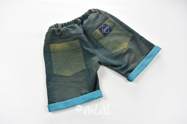 Limited edition - petrol jeans shorts