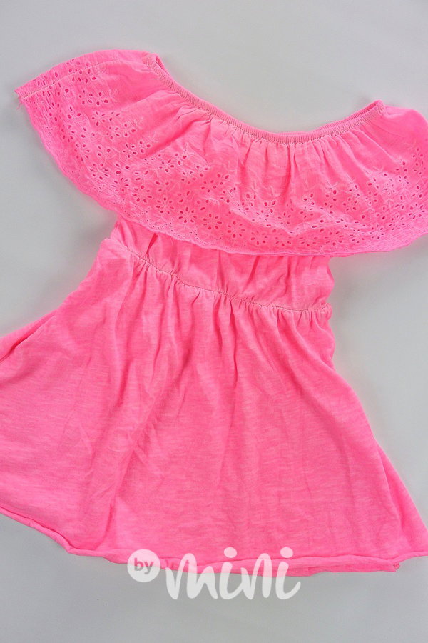 Pink neon summer dress