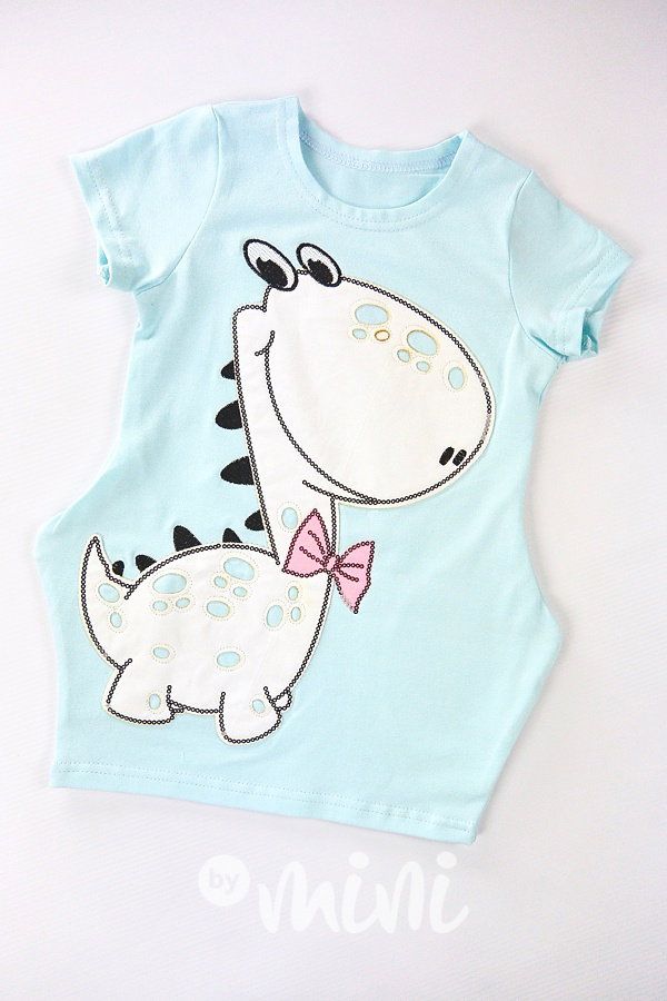 Tunika DINO baby blue