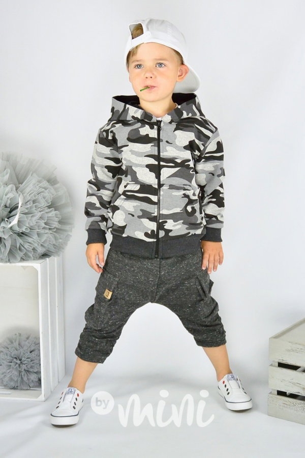 Mramorové short baggy kapsáče