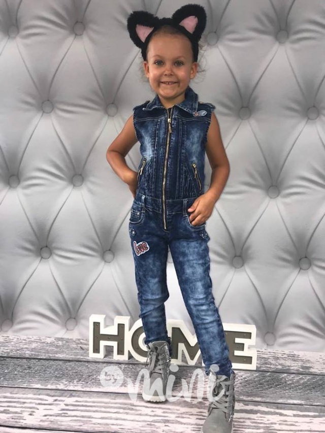 Jeans kombinéza