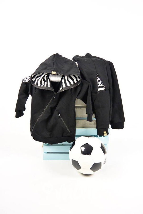 Black football souprava