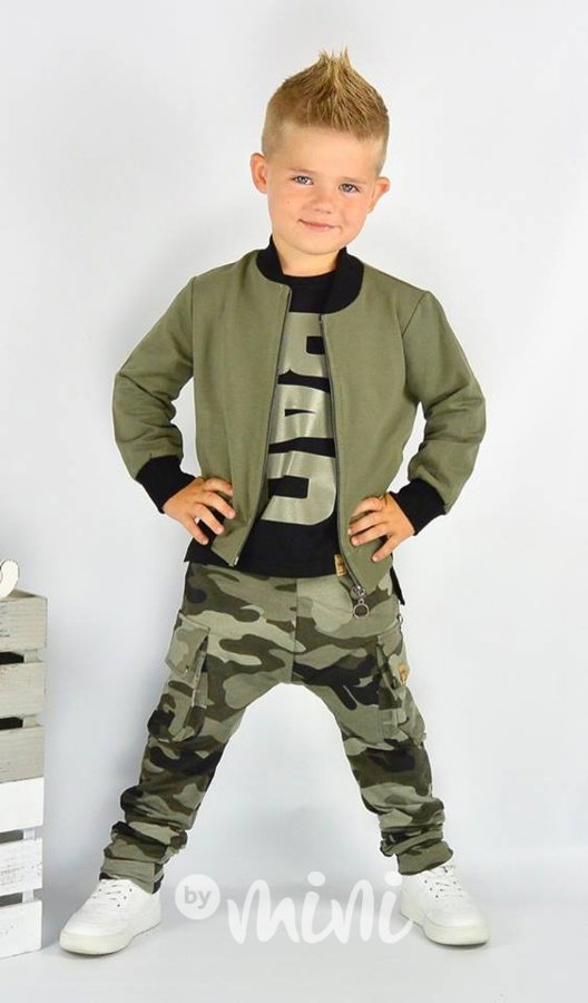 Green army baggy kapsáče