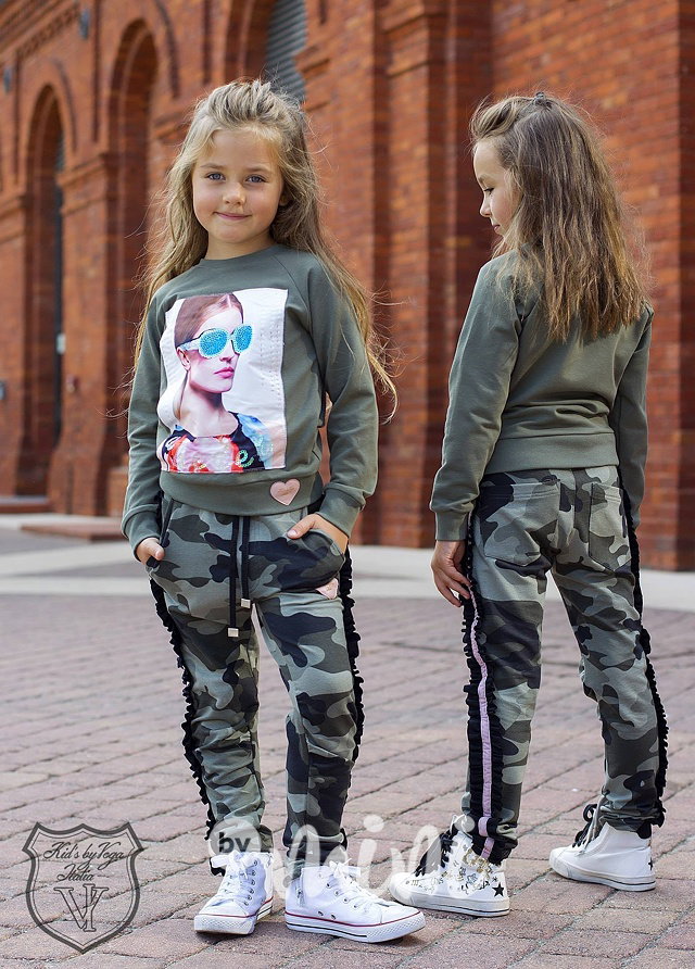 Army dívčí komplet souprava