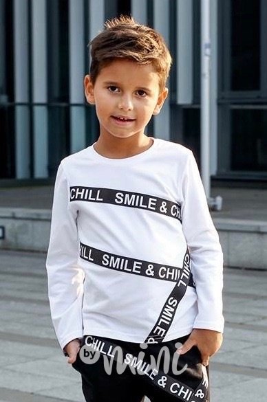 Smile & Chill bílé triko