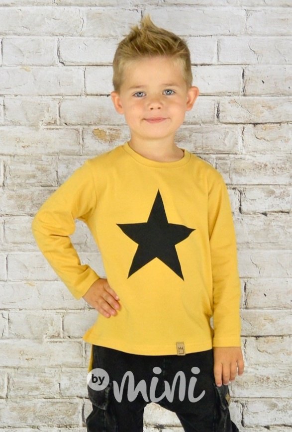 Mustard triko s hvězdou