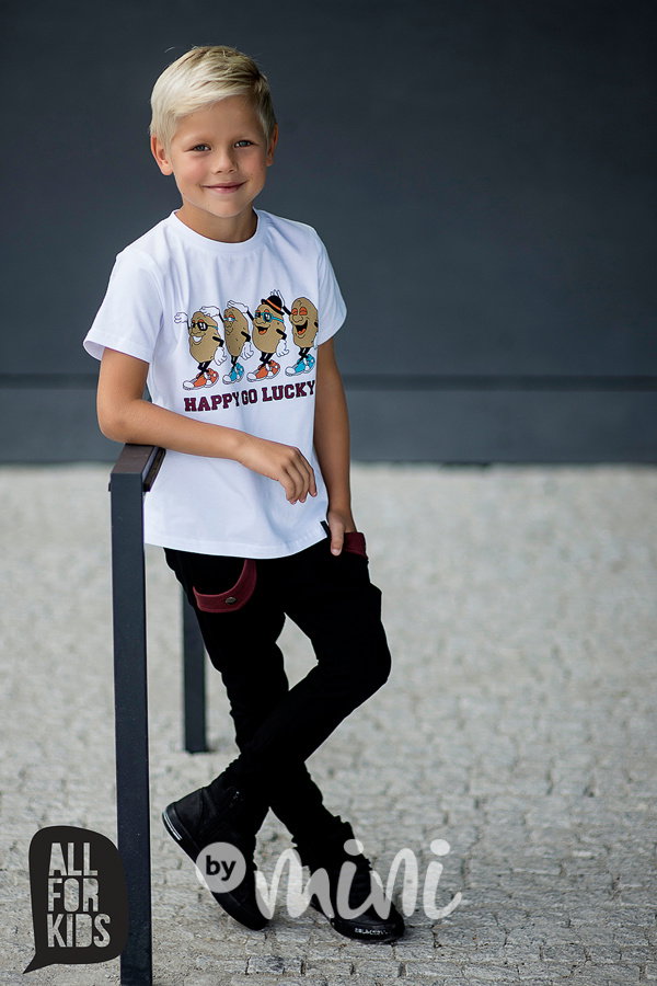 Black/Bordo baggy tepláčky