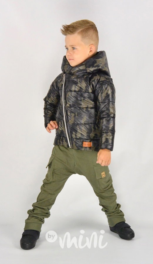 Army zimní chlapecká bunda