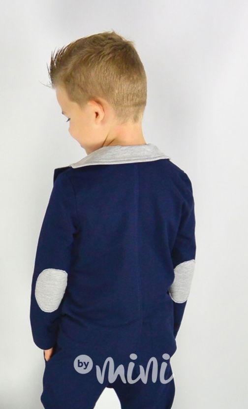 Modré cotton chlapecké sáčko