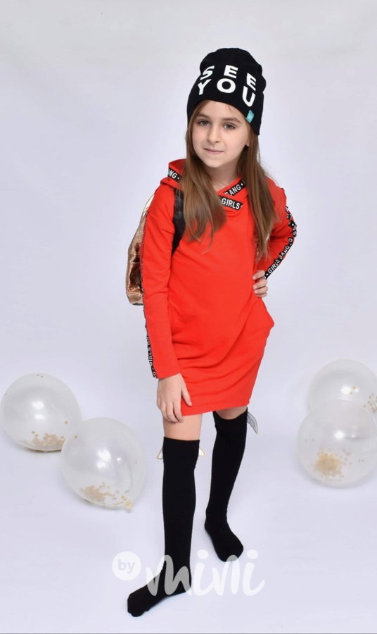 Girls gang tunika red