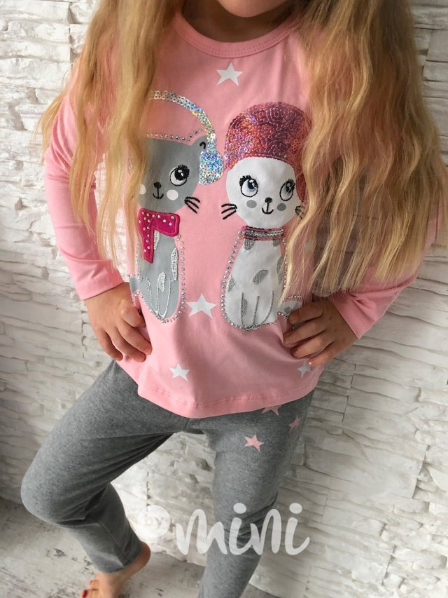 Cool cats dívčí komplet grey