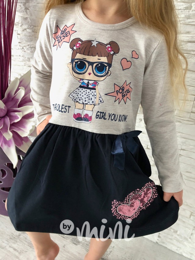 Cutie šatečky blue