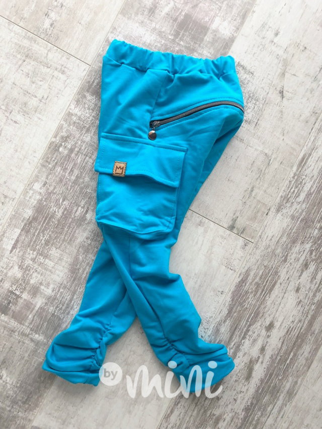 Tyrkys baggy kapsáče zip