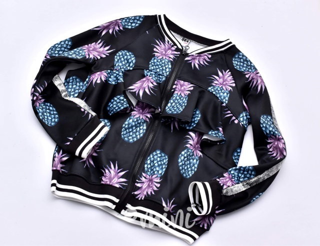 Designová teplá mikčobunda ananas