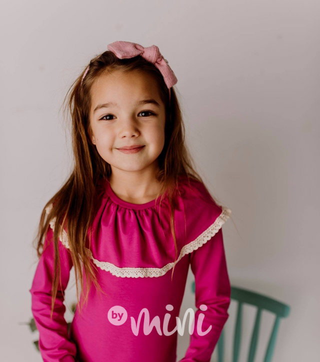 Romantic boho body - fuchsia