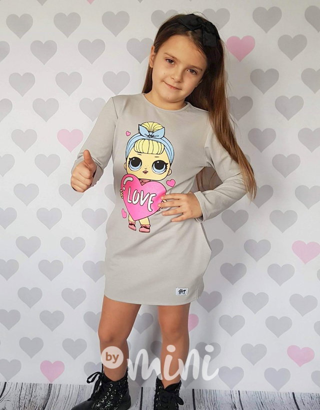 Šedá LOL tunička
